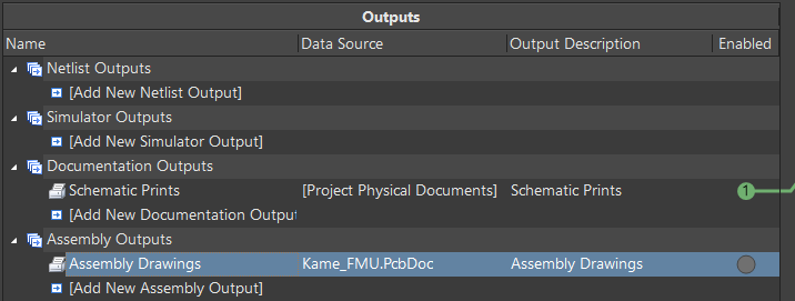 Assembly drawing for Kame_FMU is added for export, but not yet enabled