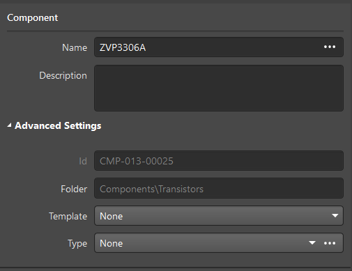 Component Parameters