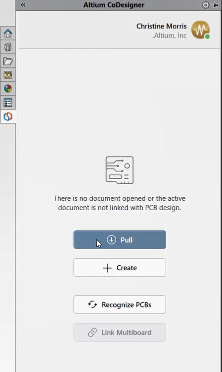 Fig. 4 - Altium CoDesigner in the menu bar