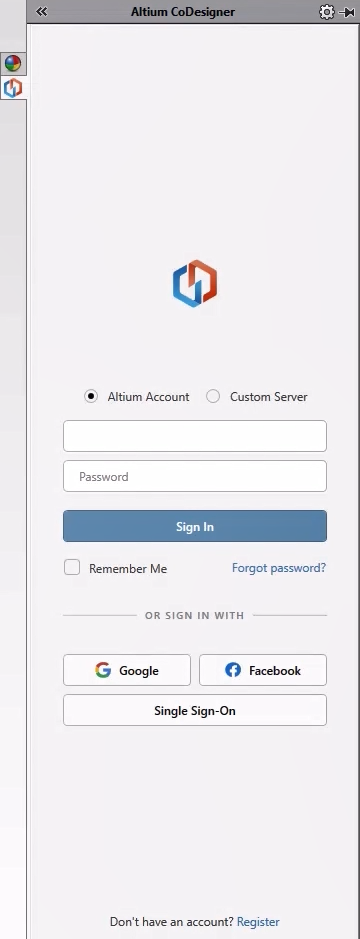 Fig. 5 - MCAD CoDesigner panel