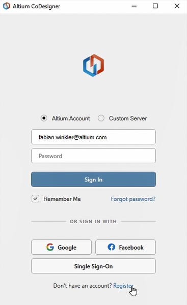 Fig. 4 - MCAD CoDesigner panel