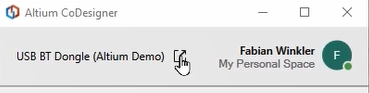 Fig. 8 - Top of MCAD CoDesigner panel in SOLIDWORKS