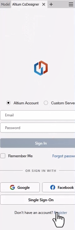 Fig. 8 - MCAD CoDesigner panel