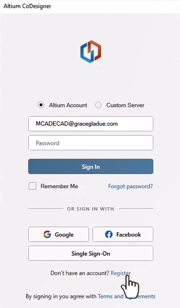 Fig. 5 - MCAD CoDesigner panel