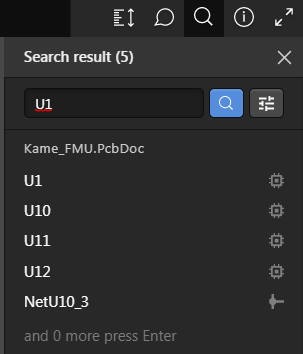 Object Search Results