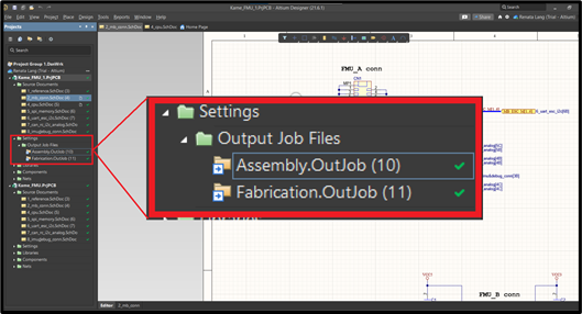 Fig. 2 - Preparing Output in an OutputJob 