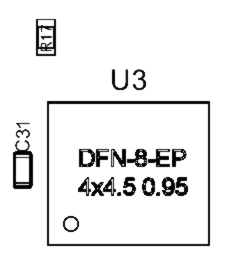U3 component designator is moved manually