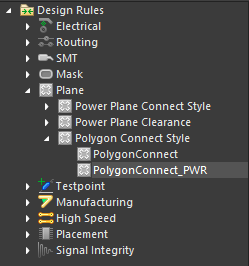 The new PolygonConnect_PWR rule