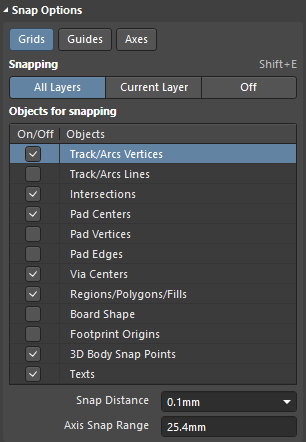 Snap Options in the PCB | Create Your Own PCB | Video Tutorials | Learn  Altium Designer