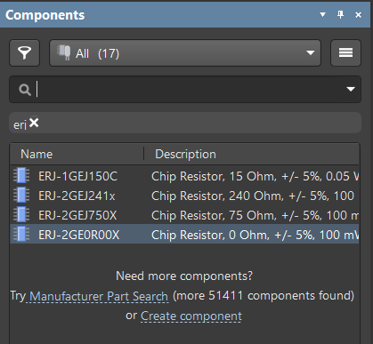 Created Component in Altium 365