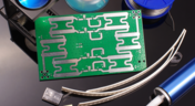 Tracks on a finished PCB