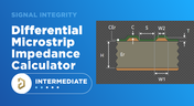 Differential Microstrip Impedance